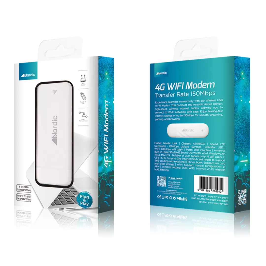 נטסטיק 4G Nordic Link 
