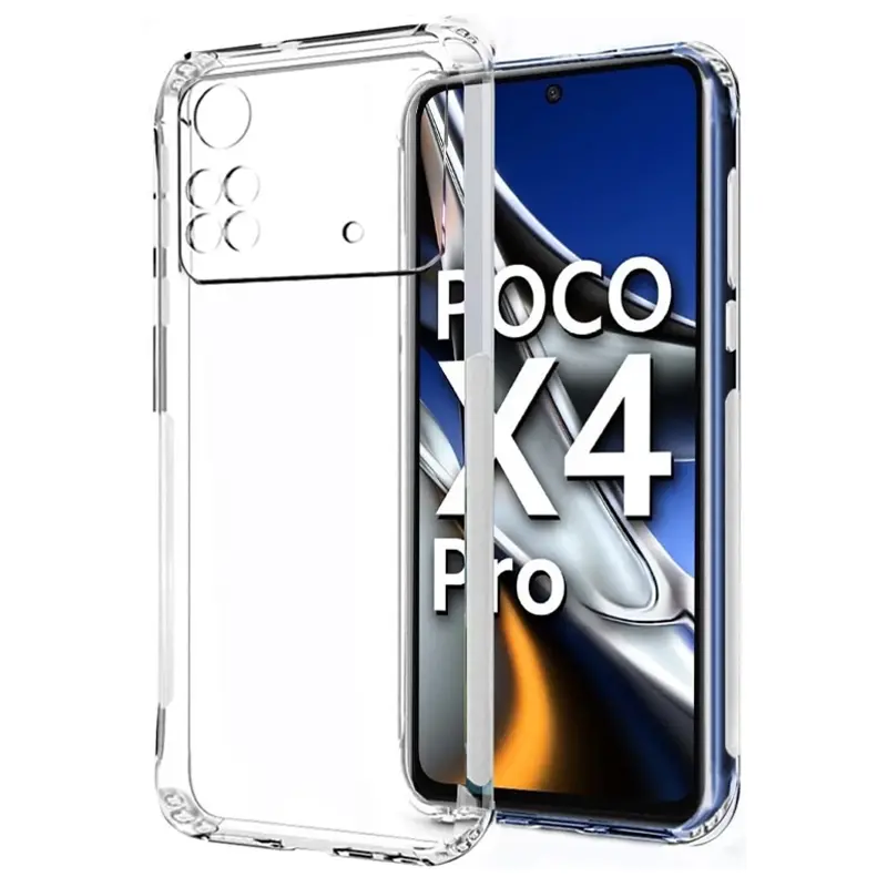כיסוי שקוף פינות לשיומי Poco X4 Pro