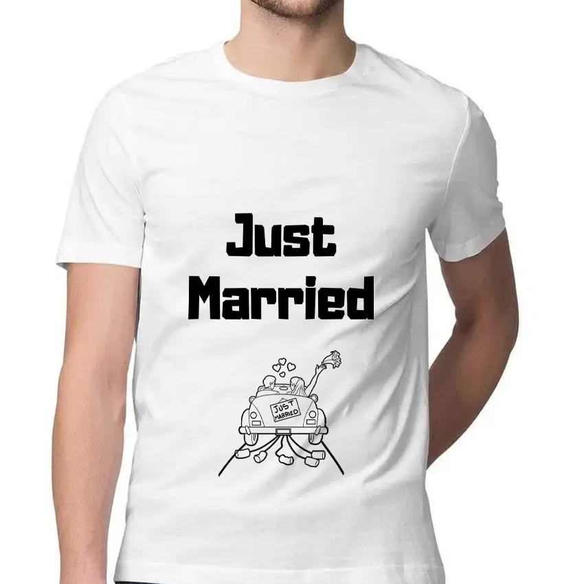 חולצה דגם Just Merried