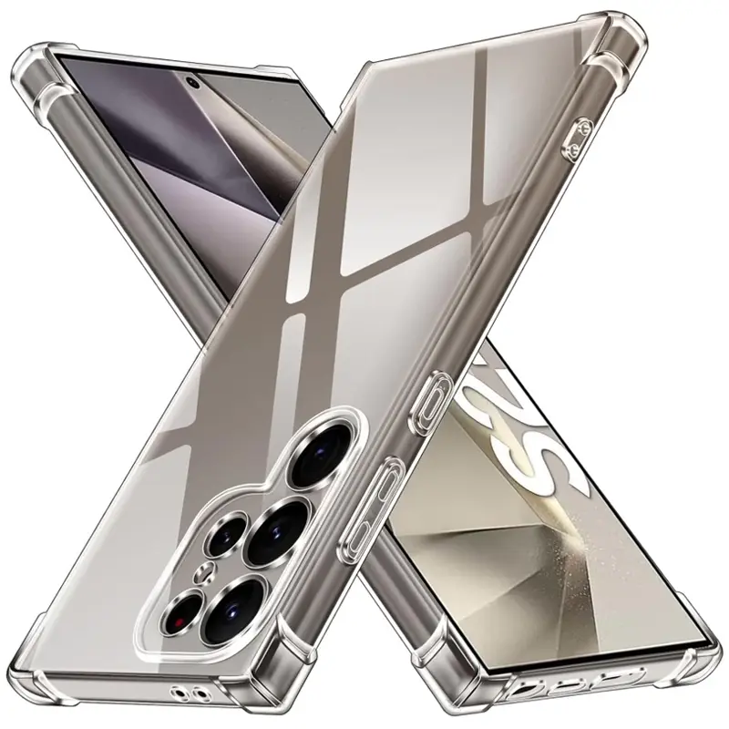 כיסוי שקוף פינות Galaxy S25 Ultra