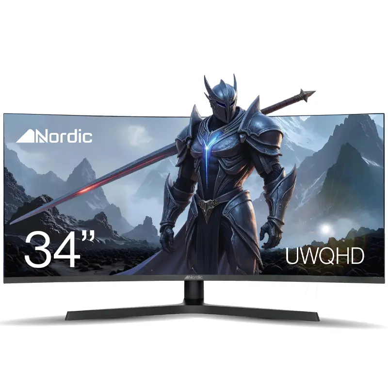 מסך מחשב גיימינג קעור "34 Nordic UWQHD ZTW25F
