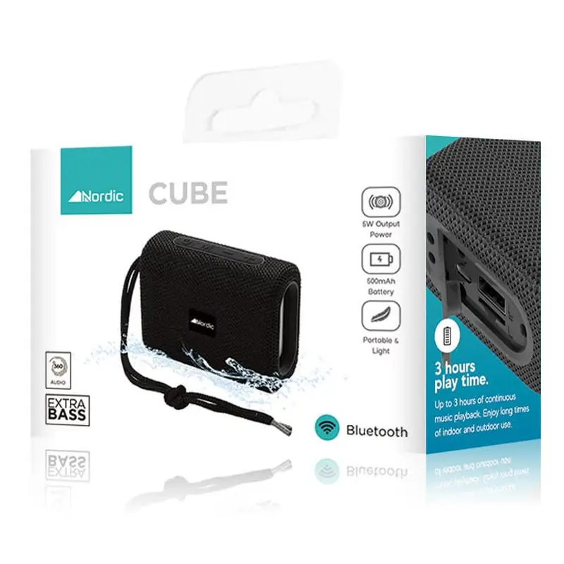 רמקול אלחוטי NORDIC CUBE BT