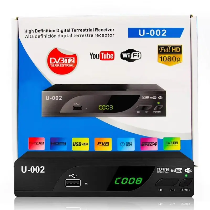 ממיר דיגיטלי DVB-T2 תומך עידן פלוס