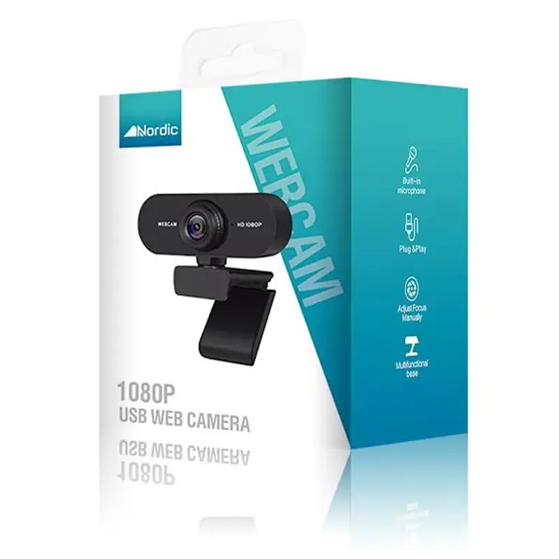 מצלמת רשת 1080P עם מיקרופון מובנה