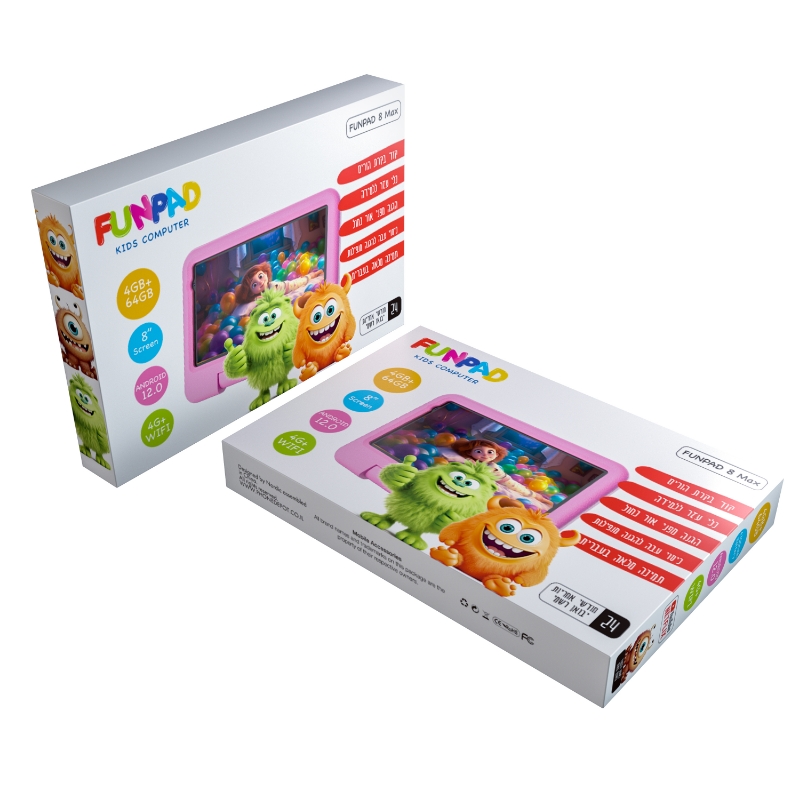 טאבלט לילדים FunPad 8 Max