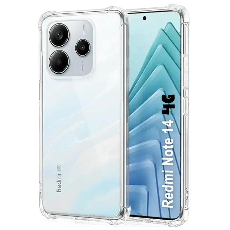 כיסוי שקוף פינות לשיומי Redmi Note 14 4G