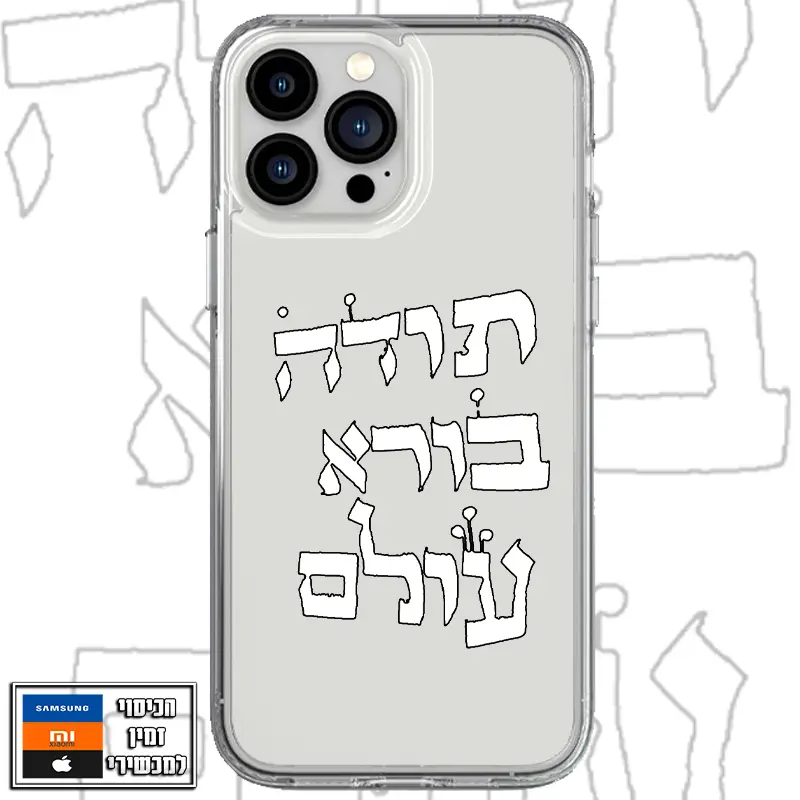 כיסוי תודה בורא עולם