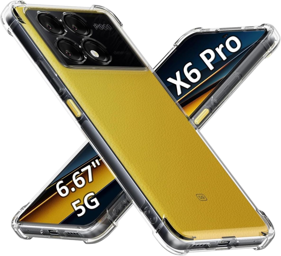 כיסוי שקוף פינות לשיומי X6 PRO